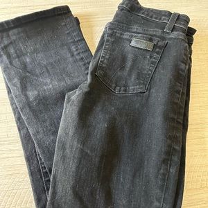 Joe’s black bootcut jeans
